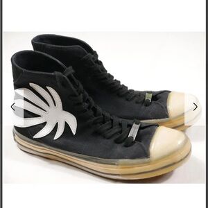 Palm Angels High Top Vulcanized Sneakers size 10/EU43